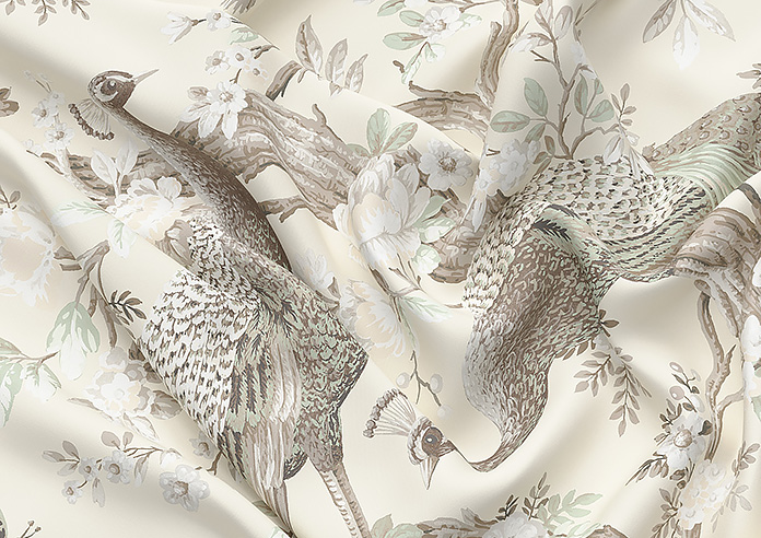 Laura Ashley Belvedere, Soft Truffle - Twist&Fit Roman Blind - Image 4